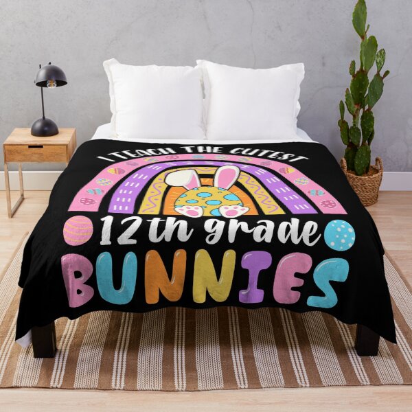 Item preview, I Teach The Cutest 12th Grade Bunnies Easter Day Teacher designed and sold by MobyStickers.
