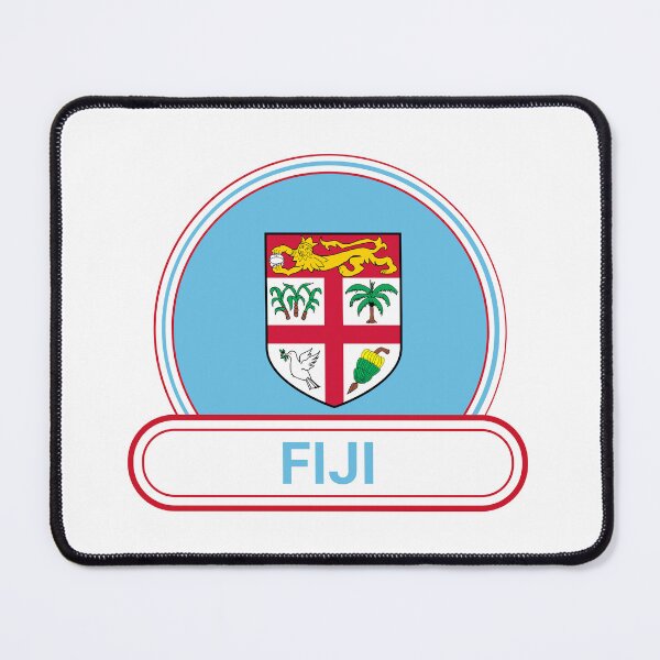 Item preview, Fiji Country Badge - Fiji Flag designed and sold by chrisrivait.