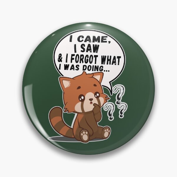 Item preview, forgetful red panda designed and sold by samah82.