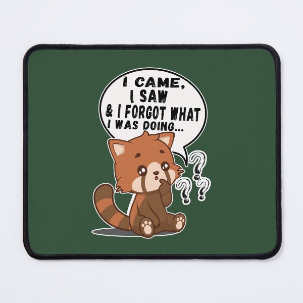 Item preview, forgetful red panda designed and sold by samah82.