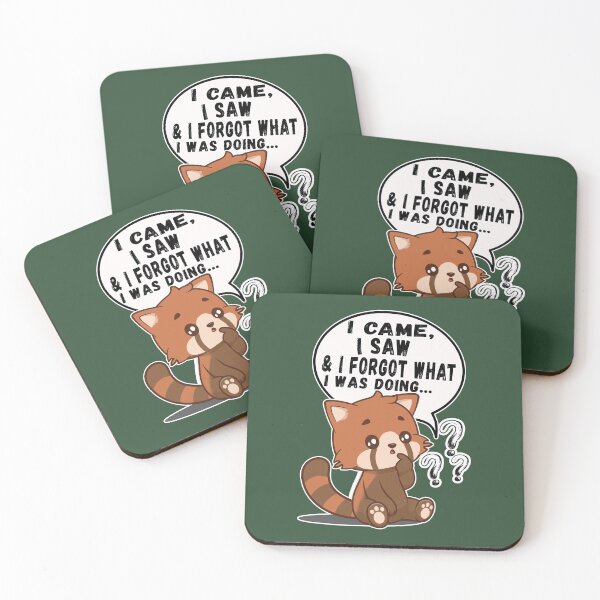 Item preview, forgetful red panda designed and sold by samah82.