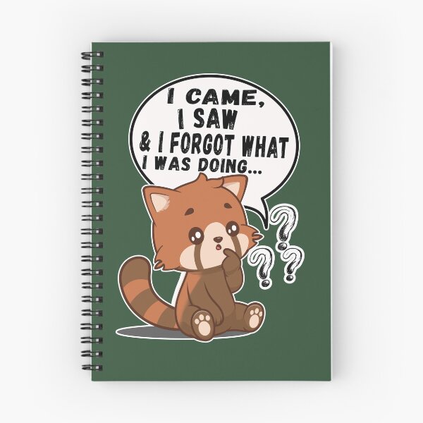Item preview, forgetful red panda designed and sold by samah82.