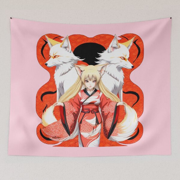 Item preview, Kitsune in patterns designed and sold by PatronesKawai.