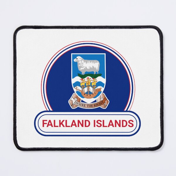 Item preview, Falkland Islands Country Badge - Falkland Islands Flag designed and sold by chrisrivait.