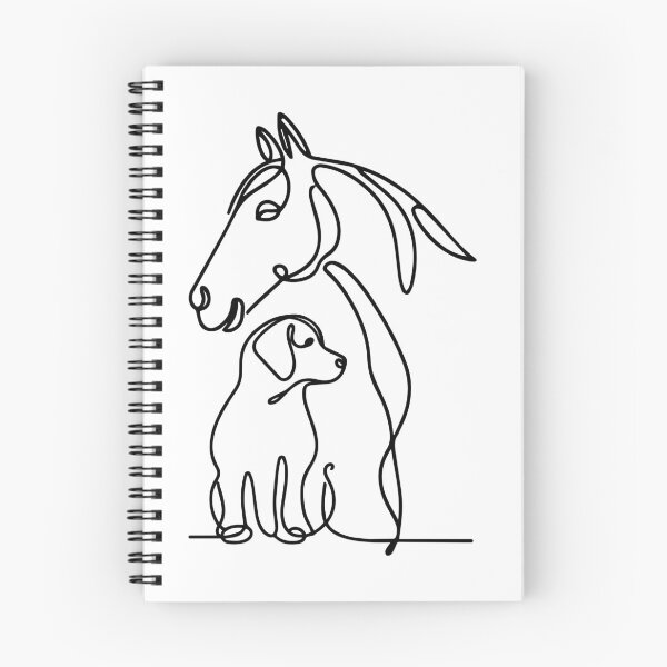 Item preview, Horse and dog friend designed and sold by meladesigne.