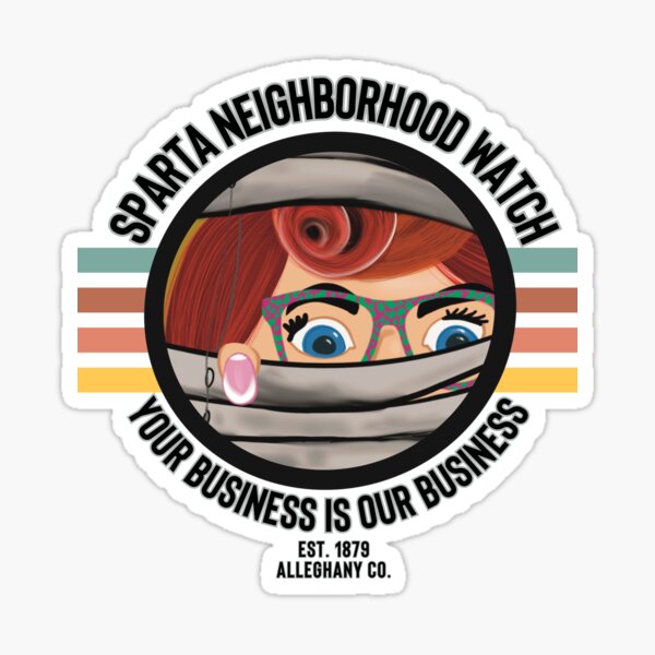 Neighborhood Watch Stickers for Sale Redbubble