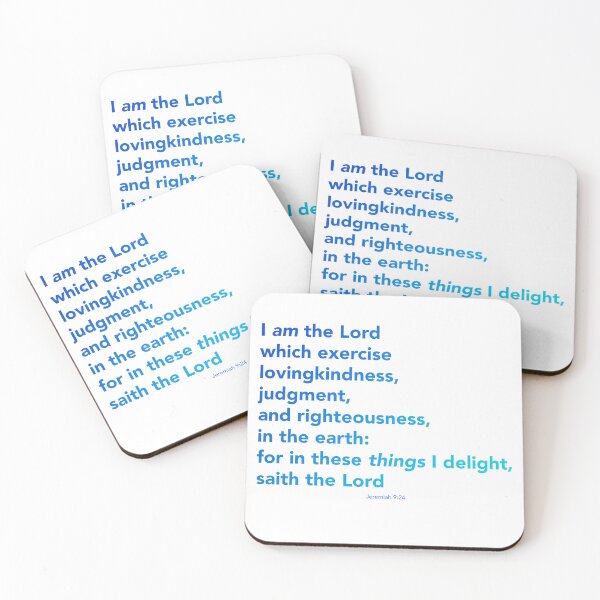 Item preview, Jeremiah 9:24 designed and sold by SecretSamaritan.