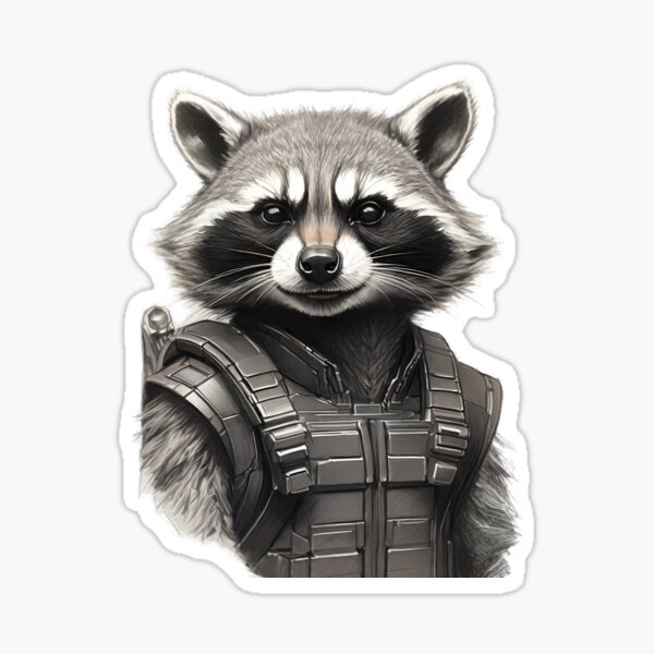 Item preview, Rocket Racoon v4 designed and sold by 99-Simple-Ideas.