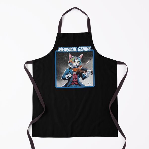 Item preview, Funny cute cat playing violin. Classical music violinist. designed and sold by Unitepeople.