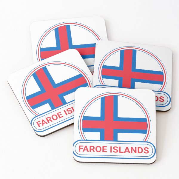 Item preview, Faroe Islands Country Badge - Faroe Islands Flag designed and sold by chrisrivait.