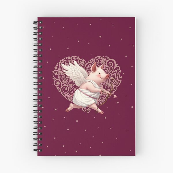 Item preview, Cupid flying pig designed and sold by FatBirdie.