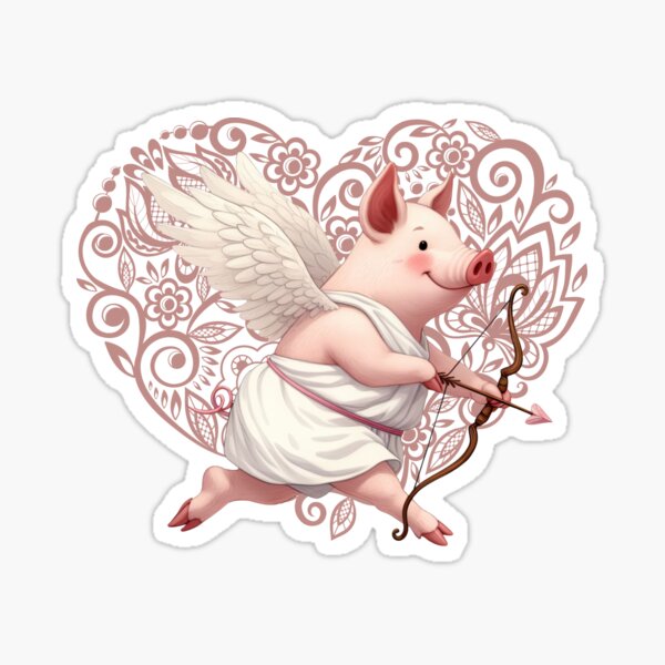 Cupido bebé sonriente en un disfraz de ángel con alas, arco y flechas