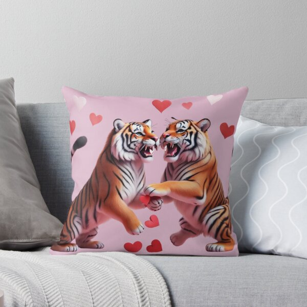 Item preview, Couple Tigers  Love Heart designed and sold by BotunPeony.