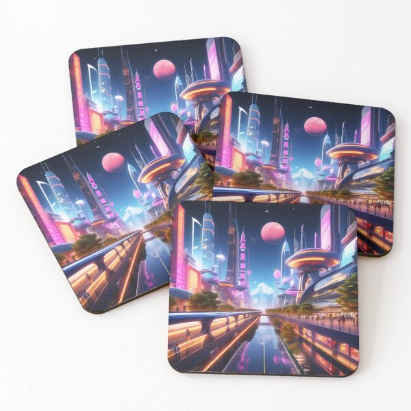 Artikelvorschau, Futuristic Cityscape at Night #118 entworfen und verkauft von CreativeKreis.
