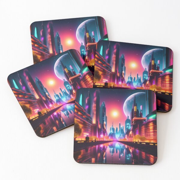 Artikelvorschau, Futuristic Cityscape at Night #119 entworfen und verkauft von CreativeKreis.
