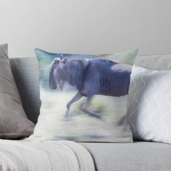 Item preview, Wildebeest on the Move Tanzania Africa 2 designed and sold by PhotoArt by Joan Carroll.