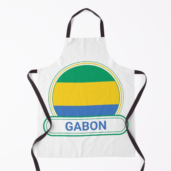 Item preview, Gabon Country Badge - Gabon Flag designed and sold by chrisrivait.