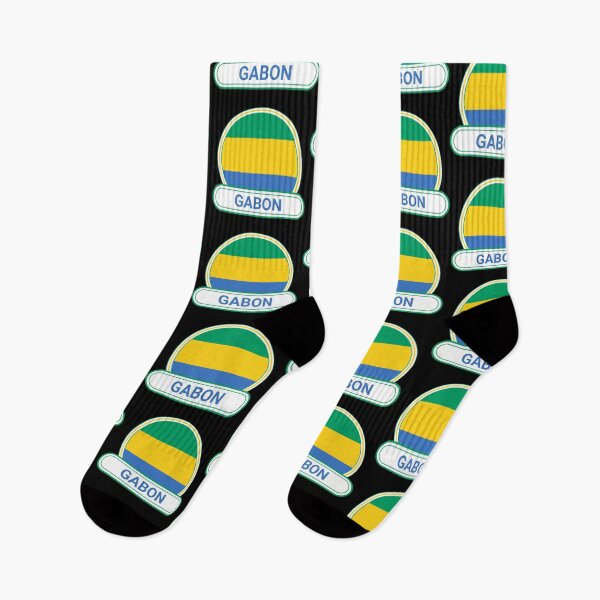 Item preview, Gabon Country Badge - Gabon Flag designed and sold by chrisrivait.