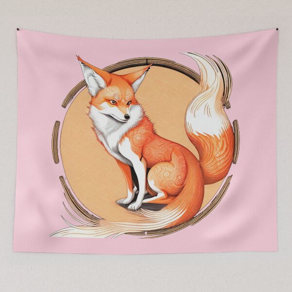 Item preview, Kitsune in patterns designed and sold by PatronesKawai.