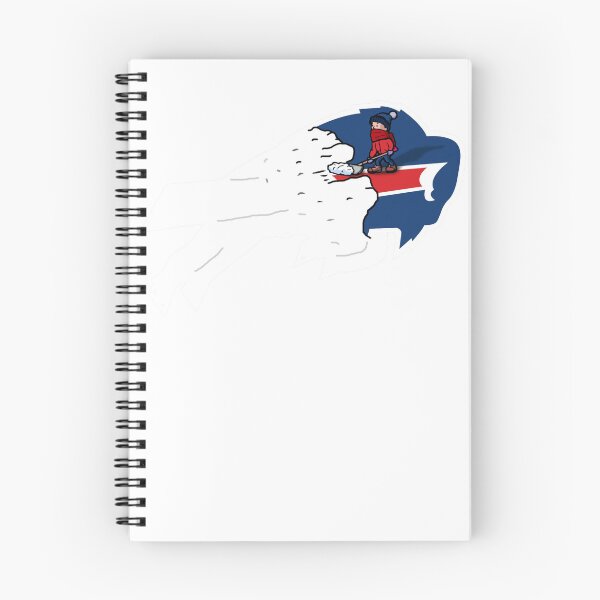 Item preview, Snowstorm Buffalo Bills Logo - Blue, Red, & Blizzard designed and sold by YonderAndBeyond.
