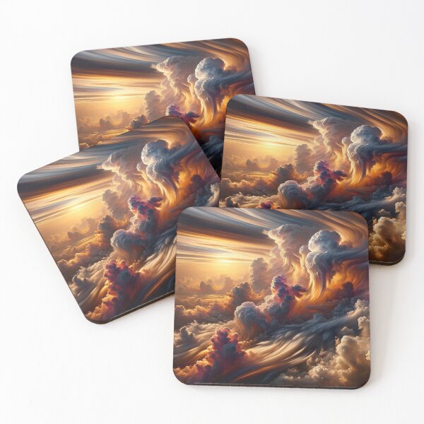 Item preview, Sunset Dreams: Majestic Clouds in a Dance of Colours designed and sold by ArtComixHaven.