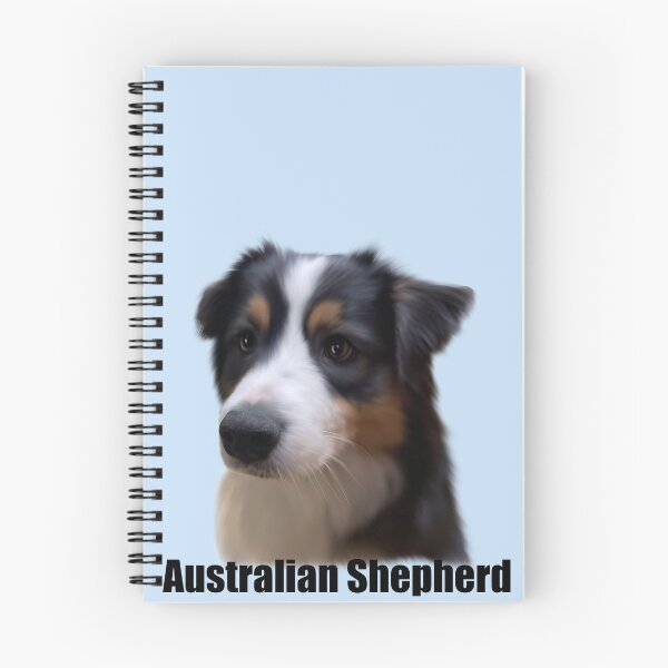 Item preview, Australian shepherd with caption designed and sold by MonikaLauda.