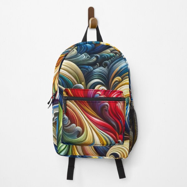 Item preview, Abstract Seascape: A Vivid Maelstrom of Artistic Waves" designed and sold by ArtComixHaven.