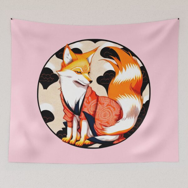 Item preview, Kitsune in patterns designed and sold by PatronesKawai.