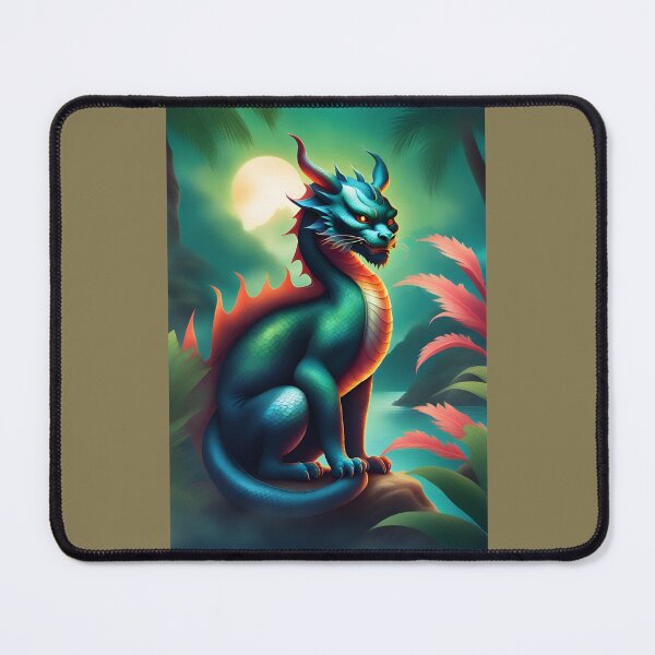 Item preview, Mysterious Cat Dragon designed and sold by GleamingGiant.