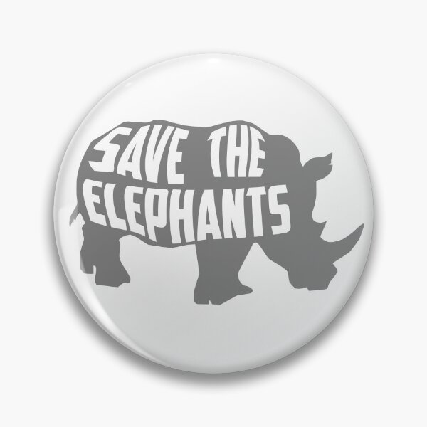 Item preview, Save the elephants  designed and sold by Lattethunder.