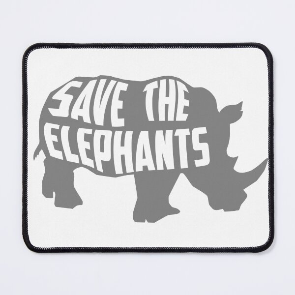 Item preview, Save the elephants  designed and sold by Lattethunder.