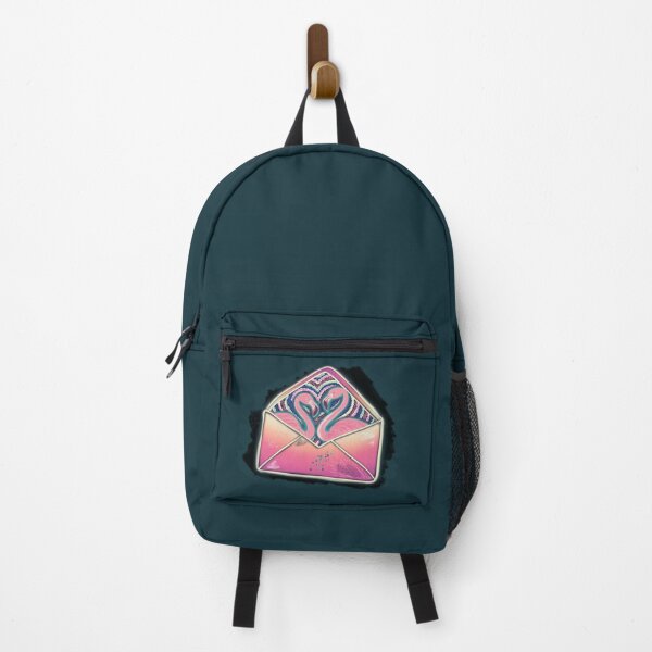 Item preview, Synthwave Flamingo Love Notes designed and sold by AdriaCaps Art & Design.