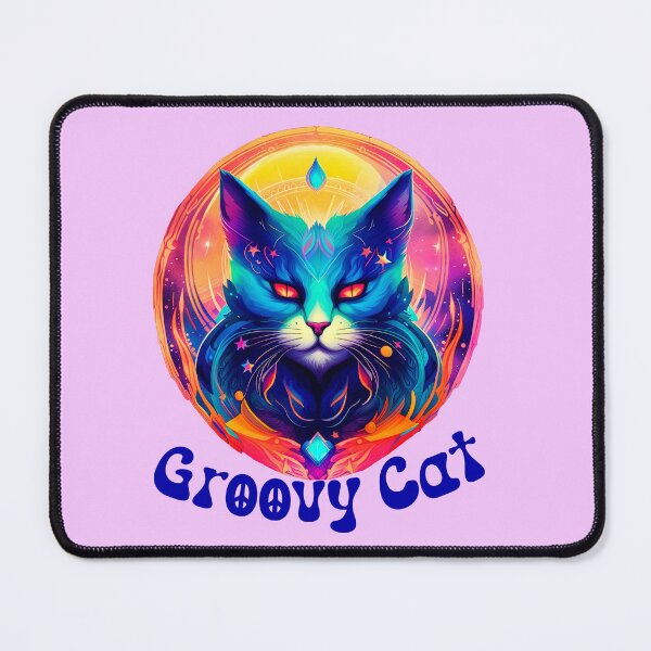 Item preview, Groovy Cat 1 designed and sold by DigitalandPhoto.