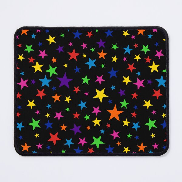 Item preview, Twinkle Twinkle Colorful Stars in the Black Night Sky designed and sold by VintageStyle.