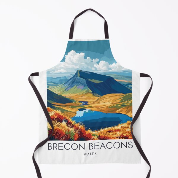 Item preview,  A Pop Art Travel Print of Breacon Beacons - Wales  designed and sold by StudioRedKoala.