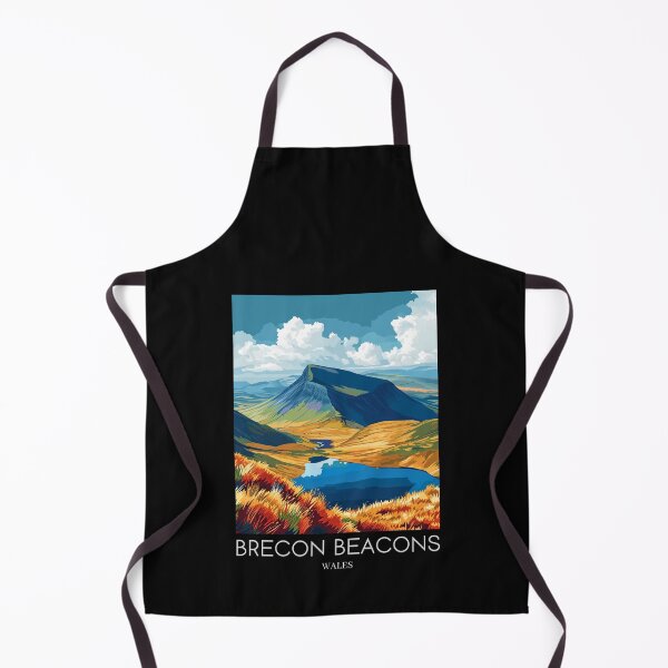 Item preview, A Pop Art Travel Print of Breacon Beacons - Wales  designed and sold by StudioRedKoala.