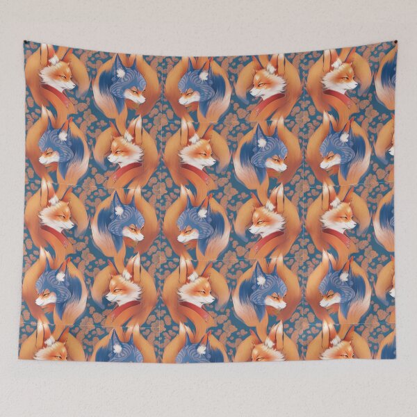 Item preview, Kitsune in patterns designed and sold by PatronesKawai.