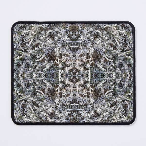 Item preview, Ice crystals on grass in a repeating pattern designed and sold by Robin3DT.