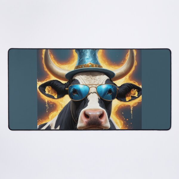 Item preview, The mysterious cow is wearing sunglasses designed and sold by Great-store4U.