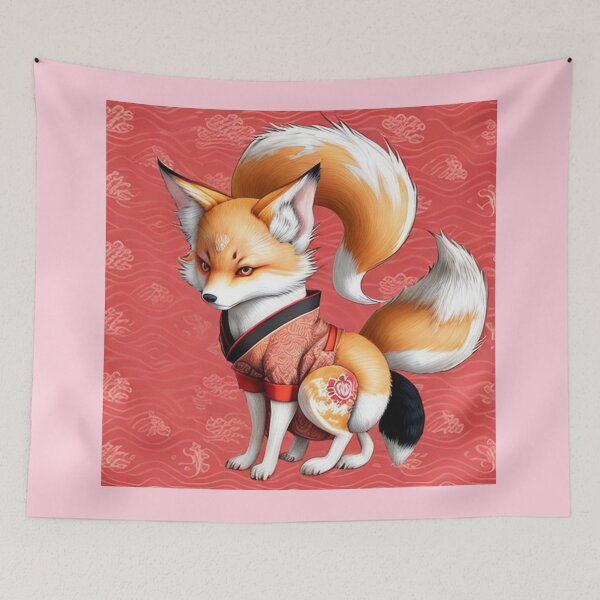 Item preview, Kitsune in patterns designed and sold by PatronesKawai.