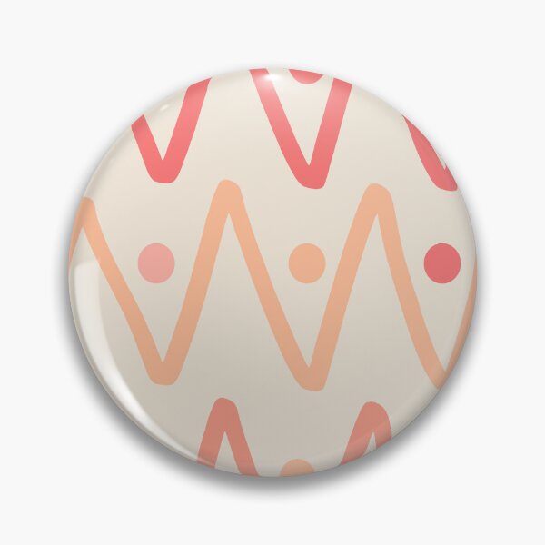 Item preview, Playful Lines and Circles in Peach & Beige designed and sold by ara-designs.
