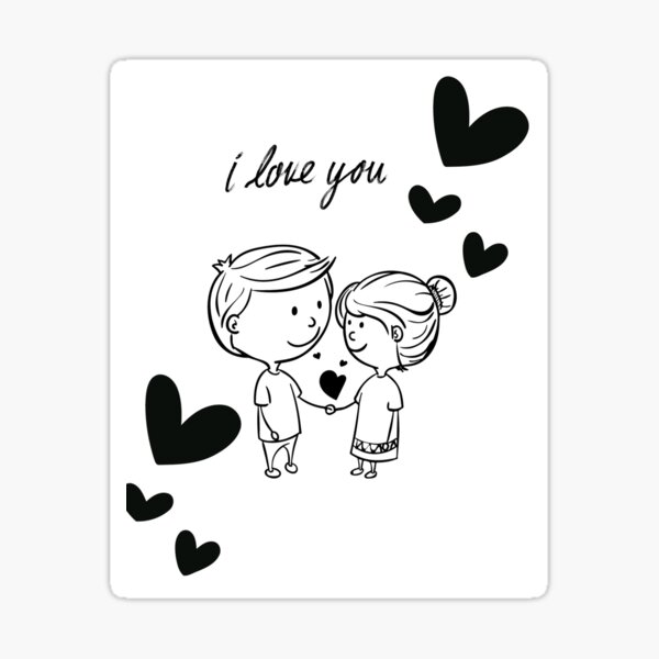 pure love Sticker
