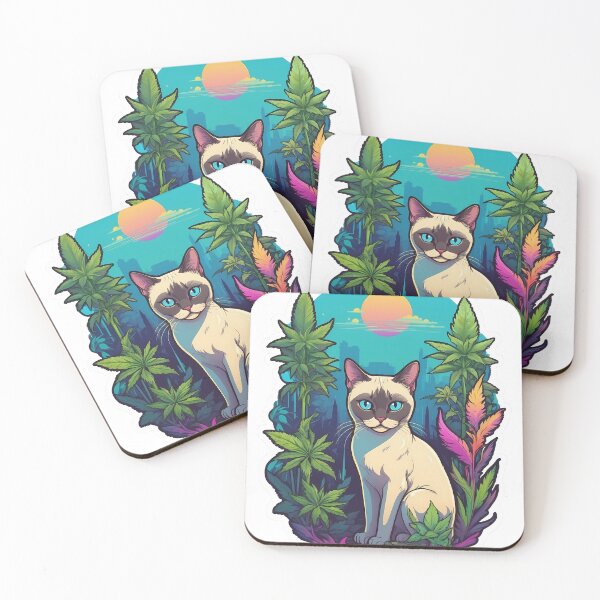 Item preview, Siamese Kitty Kat Morning Sessions designed and sold by wojysmokes.