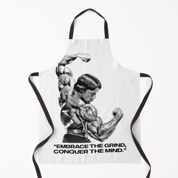 Item preview, Stoic Quote "Embrace the grind, conquer the mind." Arnold. schwarzenegger Fan art designed and sold by HuzaifaNaveedh.
