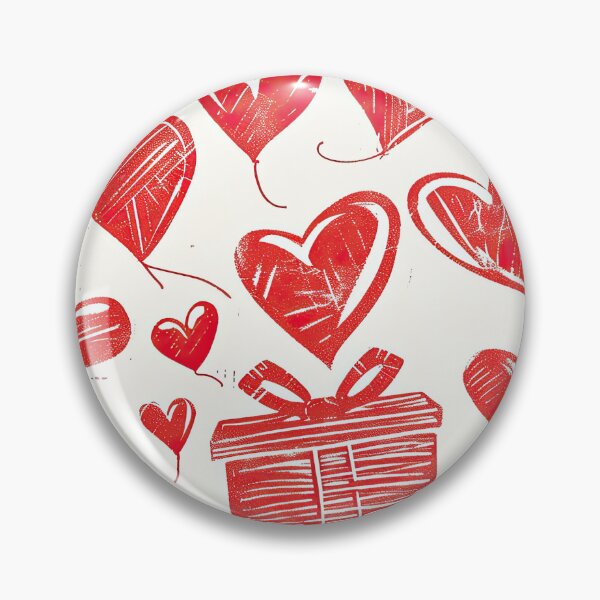Item preview, Valentines Day vintage style linocut postcard with cupid and hearts designed and sold by dvoevnore.