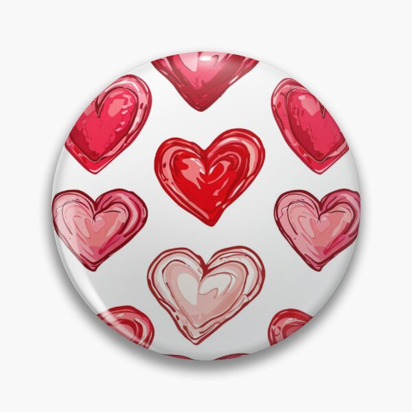 Item preview, Candy Apple Heart Crush: Lustrous Red Doodles designed and sold by ColorfulVanilla.