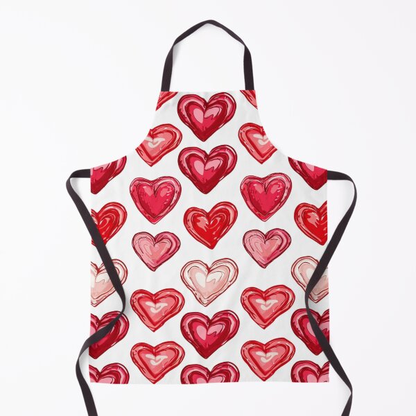 Item preview, Candy Apple Heart Crush: Lustrous Red Doodles designed and sold by ColorfulVanilla.