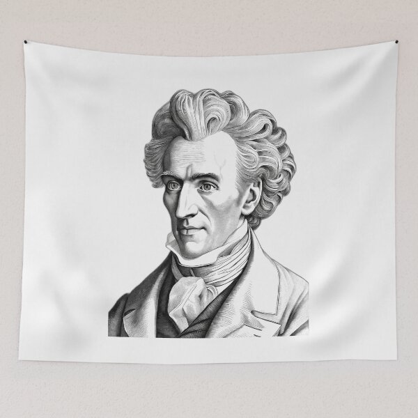 Item preview, Portrait of Soren Kierkegaard designed and sold by NTGUILTY.