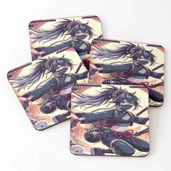 Item preview, Anime Girl Desk Mat Mouse Pad Bath Mat designed and sold by KitonicTees.