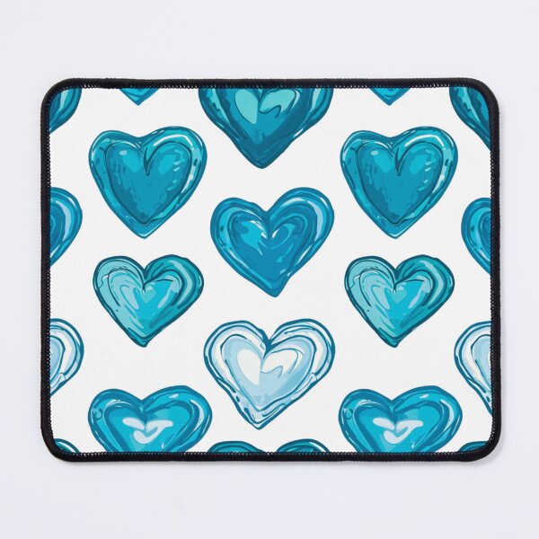 Item preview, Turquoise Heart Motif Illustration designed and sold by ColorfulVanilla.